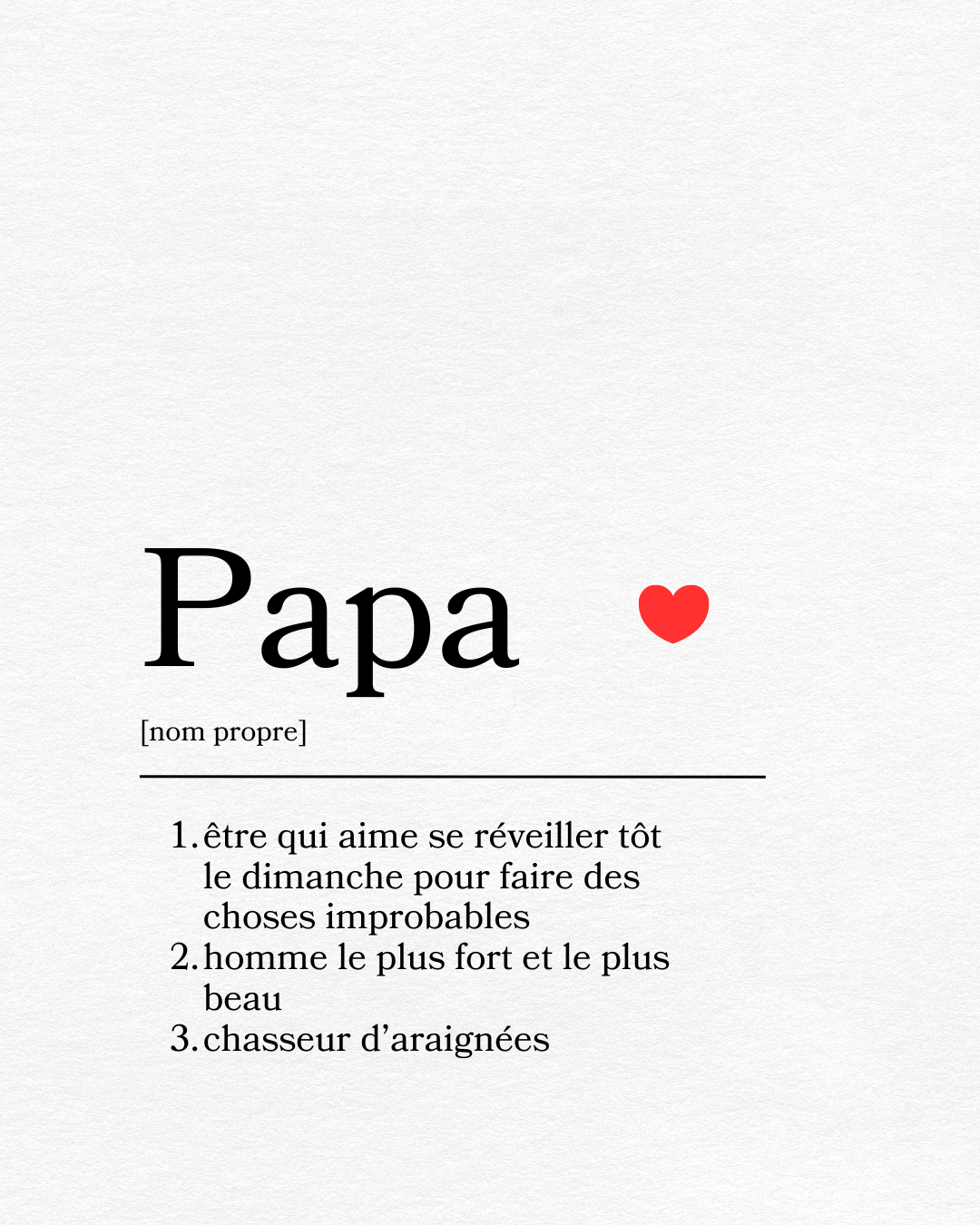 Affiche Papa